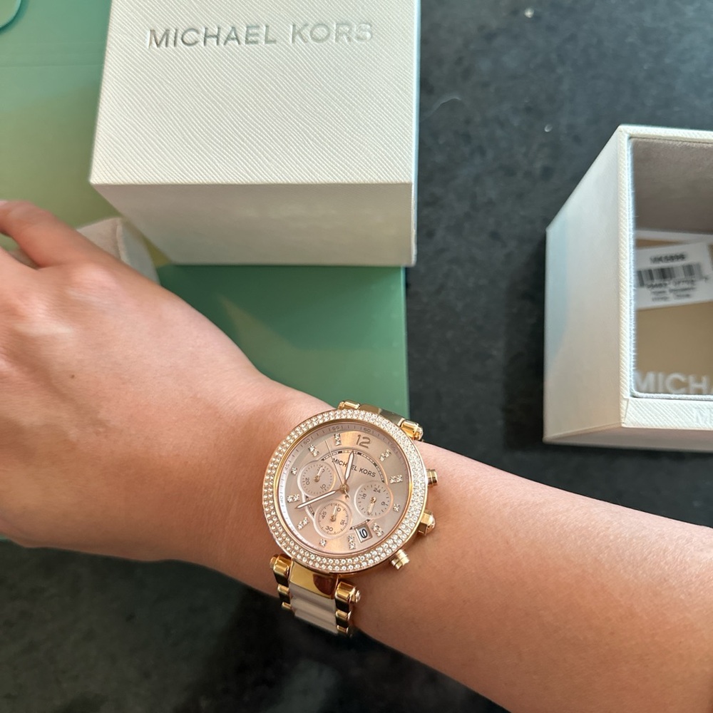 Michael Kors Rose Gold and Pink Women's Watch